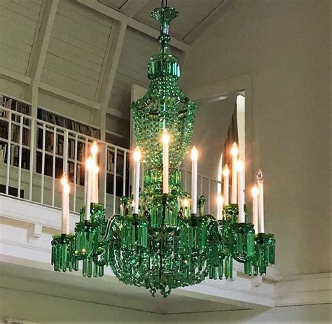 emerald green chandelier